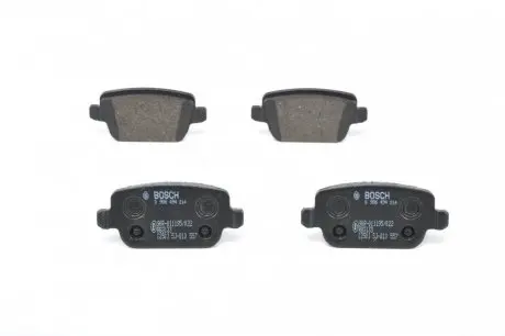 Гальмівні колодки дискові Ford Kuga, Mondeo Rear BOSCH 0 986 494 214