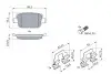 Гальмівні колодки дискові Ford Kuga, Mondeo Rear BOSCH 0 986 494 214 (фото 5)