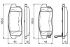 Комплект тормозных колодок BOSCH 0986494223 (фото 1)
