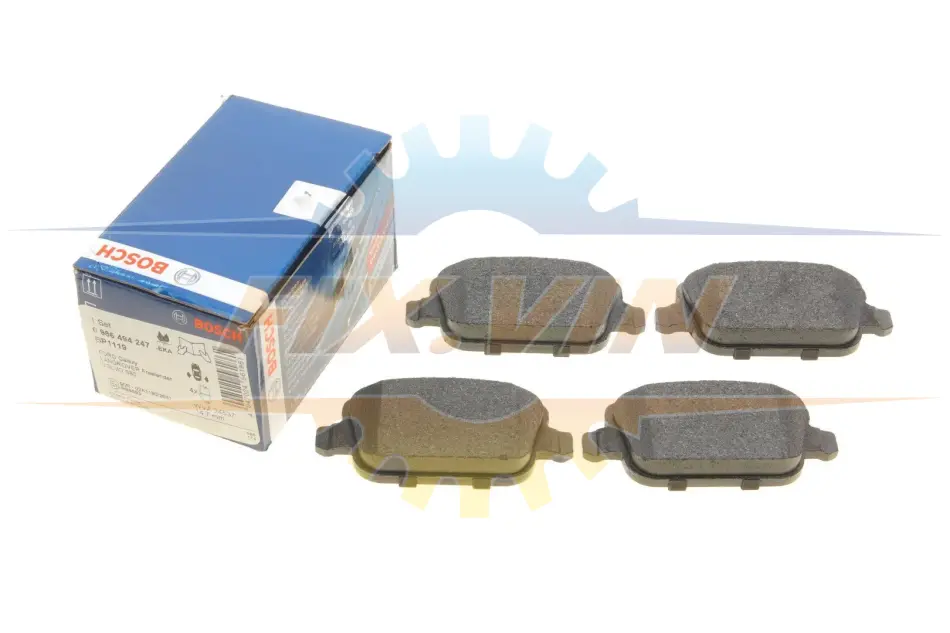 Колодки гальмівні дискові BOSCH 0 986 494 247 (фото 1)