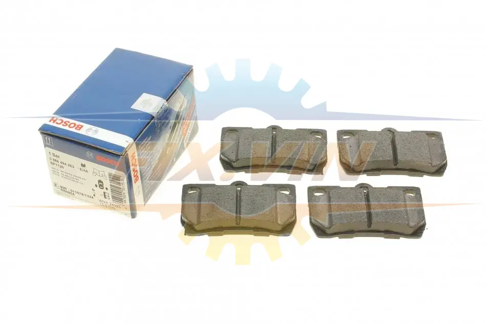 Колодки гальмівні дискові - заміна на 0986494891 BOSCH 0986494253 (фото 1)