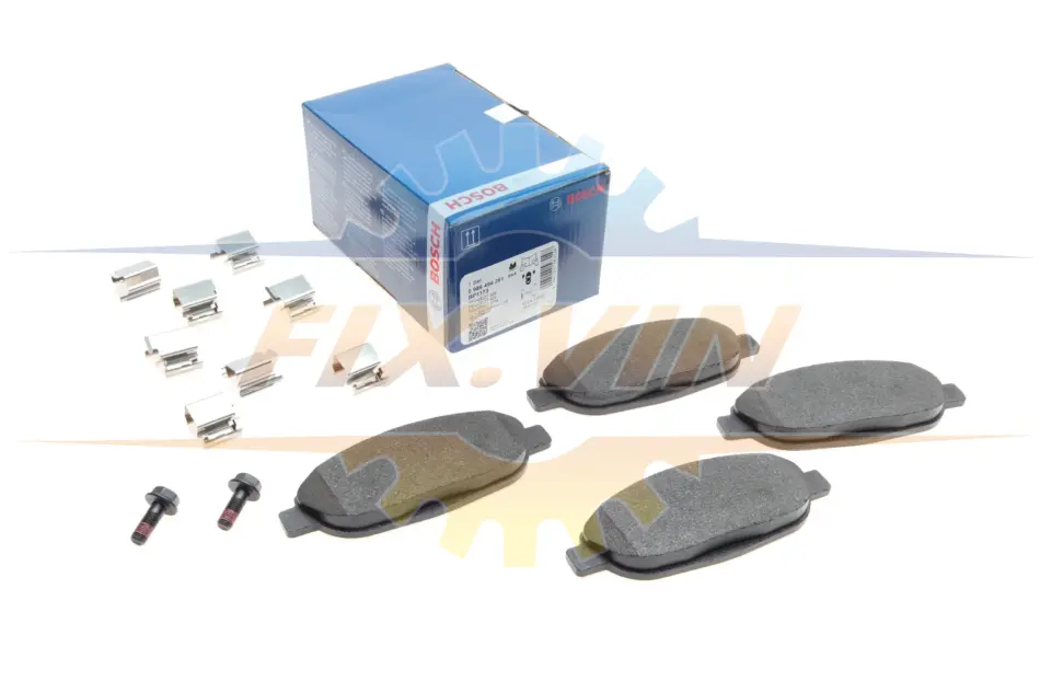 ГАЛЬМІВНІ КОЛОДКИ ДИСКОВІ BOSCH 0 986 494 261 (фото 1)