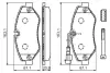 Комплект гальмівних колодок BOSCH 0986494334 (фото 6)