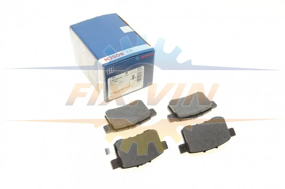 Гальмівні колодки дискові HONDA Accord 2,0-2,2 08- BOSCH 0 986 494 338 (фото 1)