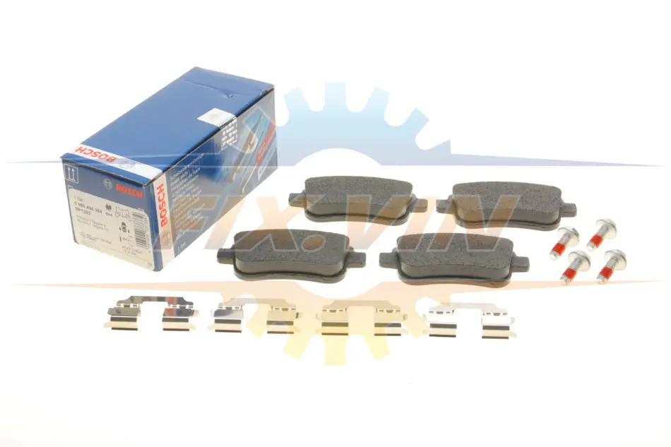 Гальмівні колодки дискові Renault Megane III BOSCH 0 986 494 384 (фото 1)
