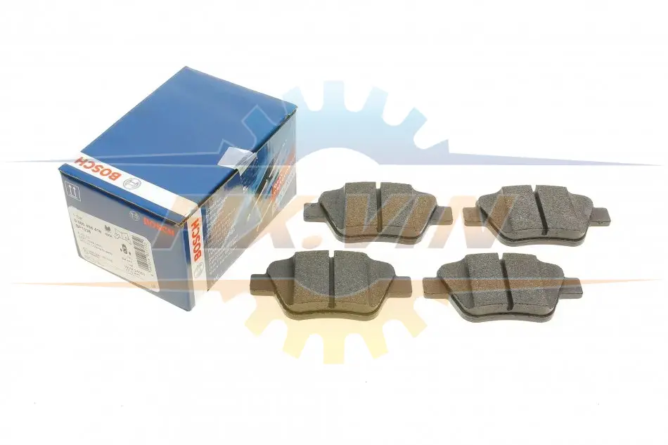 Колодки гальмівні дискові BOSCH 0 986 494 416 (фото 1)