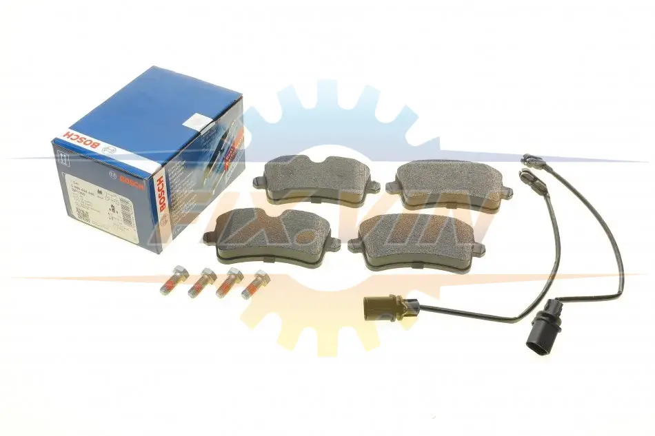 Колодки гальмівні (задні) Audi A8 09- / A7 Sportback 13-18 (Lucas) Q+ (з датчиками) BOSCH 0 986 494 446 (фото 1)