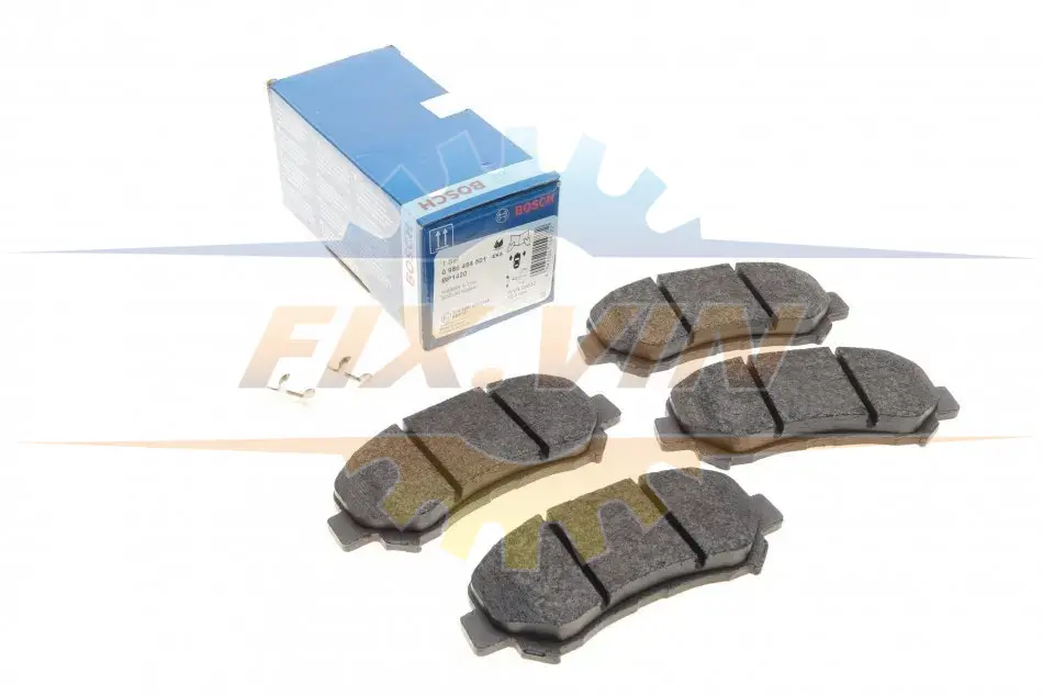 ГАЛЬМІВНІ КОЛОДКИ, ДИСКОВІ BOSCH 0 986 494 501 (фото 1)