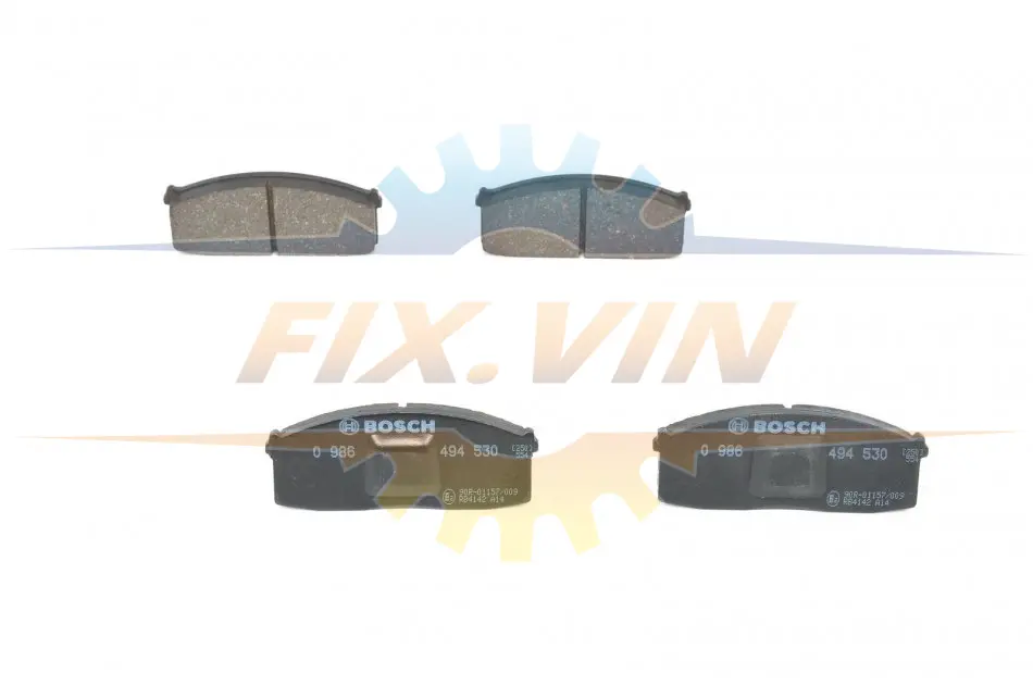 Комплект тормозных колодок BOSCH 0986494530 (фото 1)