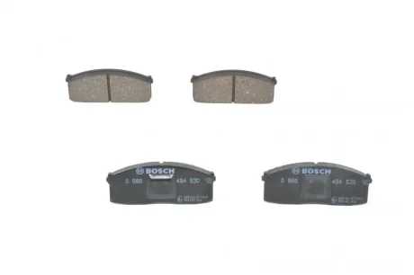 Комплект тормозных колодок BOSCH 0986494530