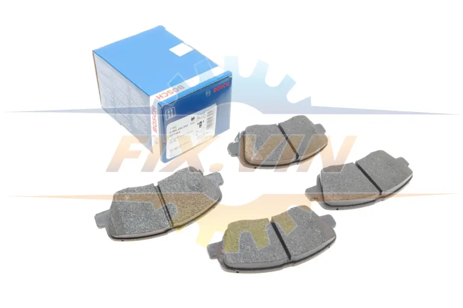 Колодки гальмівні дискові BOSCH 0986494563 (фото 1)