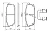 Комплект гальмівних колодок BOSCH 0986494590 (фото 7)