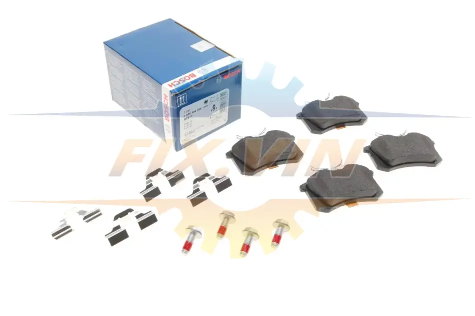 КОМПЛЕКТ КОЛОДОК ГАЛЬМІВНОГО МЕХАНІЗМУ BOSCH 0 986 494 596 (фото 1)
