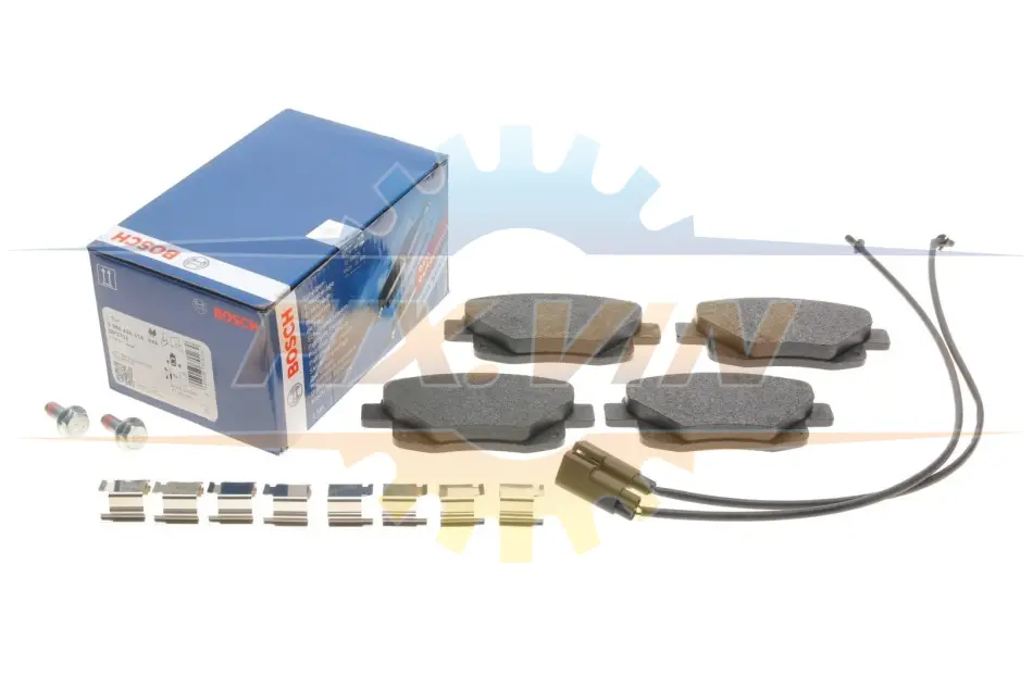 ДИСКОВІ КОЛОДКИ BOSCH 0 986 494 614 (фото 1)