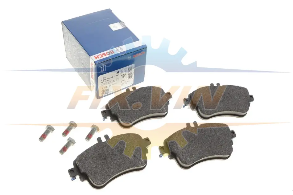 Колодки гальмівні (передні) MB A-class (W176)/B-class (W246) 11-18 BOSCH 0 986 494 663 (фото 1)
