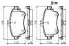 Колодки гальмівні (передні) MB A-class (W176)/B-class (W246) 11-18 BOSCH 0 986 494 663 (фото 2)