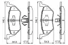 Гальмівні колодки, дискові BOSCH 0986494683 (фото 5)