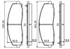 Колодки гальмівні дискові BOSCH 0 986 494 769 (фото 1)