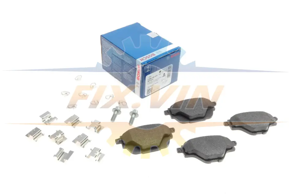 Комплект гальмівних колодок, дискове гальмо BOSCH 0 986 494 805 (фото 1)