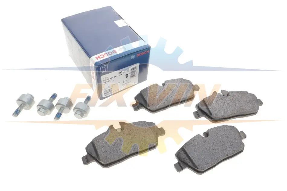 Колодки гальмівні дискові BMW i3 "F "13>> BOSCH 0986494813 (фото 1)