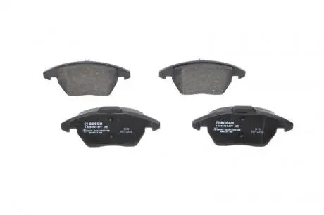 Колодки гальмівні дискові CITROEN/PEUGEOT \'\'F \'\'1,6-2,0 \'\'05-16 BOSCH 0986494877