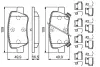 Гальмівні колодки дискові BOSCH 0986494933 (фото 5)