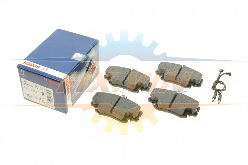 Гальмівні колодки дискові \'\'F PR2 - заміна на 0986467720 BOSCH 0 986 495 212 (фото 1)