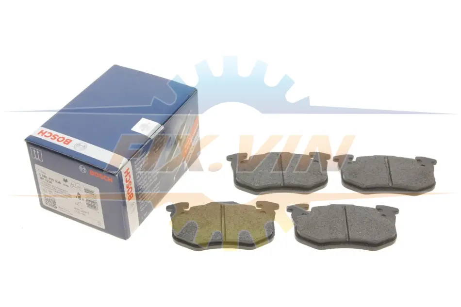 Колодки гальмівні дискові BOSCH 0 986 495 236 (фото 1)