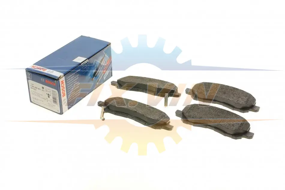 Гальмівні колодки дискові MITSUBISHI ASX/Galant/Lancer/Lancer/Pajero \'\'F \'\'>>03 PR2 BOSCH 0 986 495 253 (фото 1)