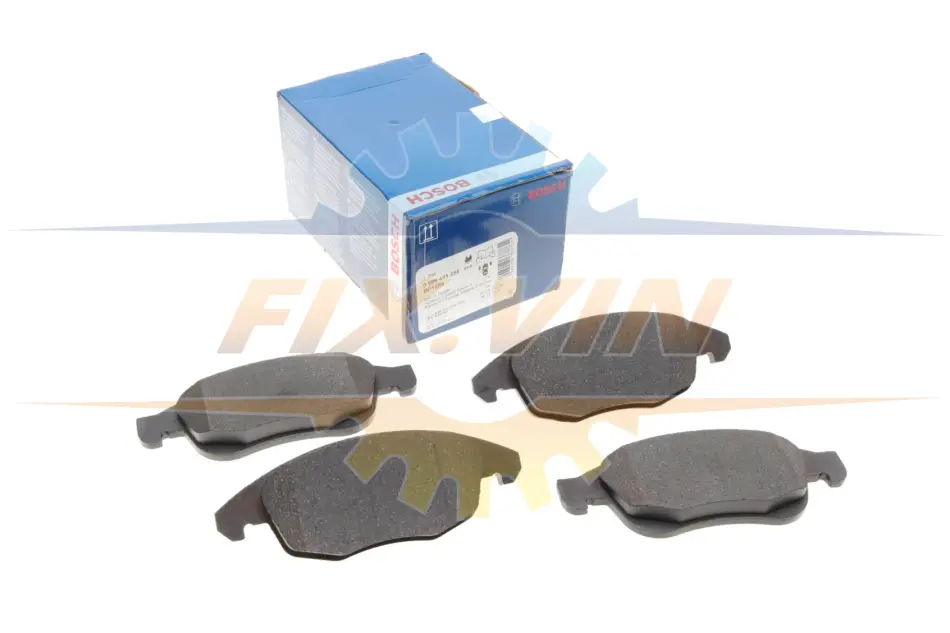 Гальмівні колодки дискові CITROEN/PEUGEOT Berlingo/C4/5008/Partner/Tepee \'\'F \'\'06>> PR2 BOSCH 0 986 495 258 (фото 1)
