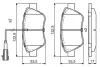 Колодки гальмівні дискові BOSCH 0 986 495 378 (фото 6)