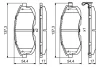 Комплект тормозных колодок BOSCH 0986495379 (фото 5)