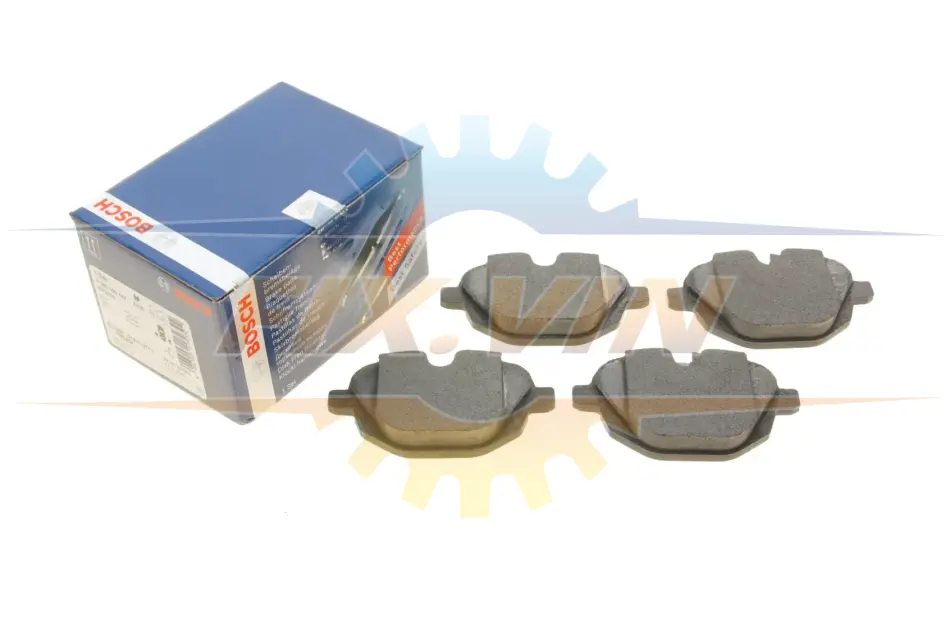 Комплект гальмівних колодок, дискове гальмо BOSCH 0 986 495 442 (фото 1)