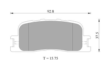 Гальмівні колодки до дисків BOSCH 0986505403