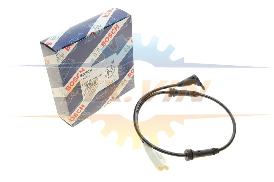 Датчик ABS (передній) Citroen C4 I/Peugeot 307 03-09 0 986 594 559 BOSCH 0986594559 (фото 1)