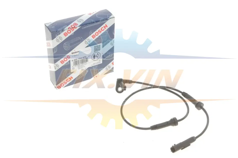 Датчик ABS (задній) Renault Master 10- BOSCH 0 986 594 670 (фото 1)