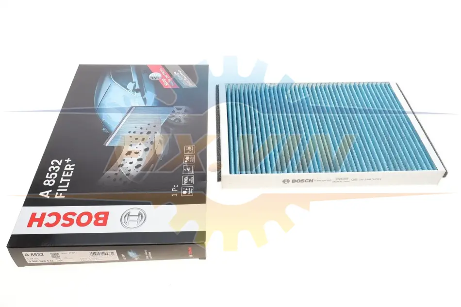 ФІЛЬТР САЛОНУ З АКТИВОВАНИМ ВУГІЛЛЯМ BOSCH 0 986 628 532 (фото 1)