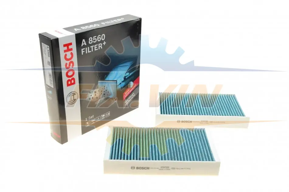 ФІЛЬТР САЛОНУ (ВУГІЛЬНИЙ АНТИАЛЕРГЕННИЙ) BOSCH 0 986 628 560 (фото 1)