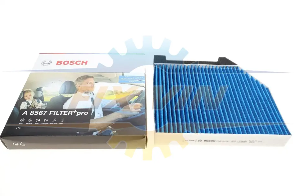 ФІЛЬТР САЛОНУ З АКТИВОВАНИМ ВУГІЛЛЯМ PRO BOSCH 0 986 628 567 (фото 1)