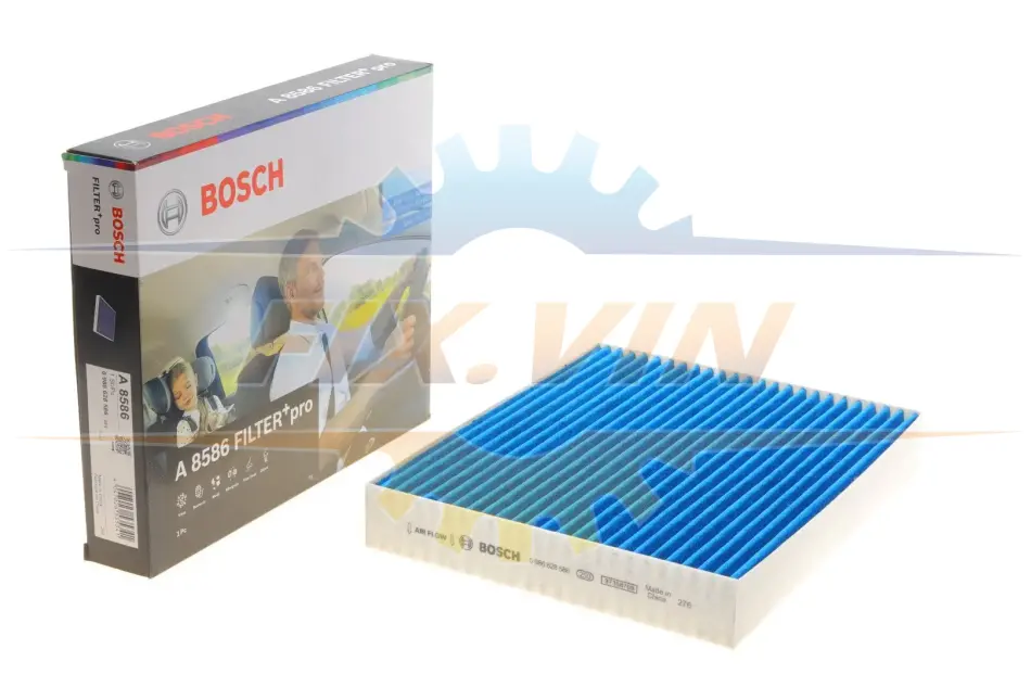 ФІЛЬТР САЛОНУ З АКТИВОВАНИМ ВУГІЛЛЯМ PRO BOSCH 0 986 628 586 (фото 1)