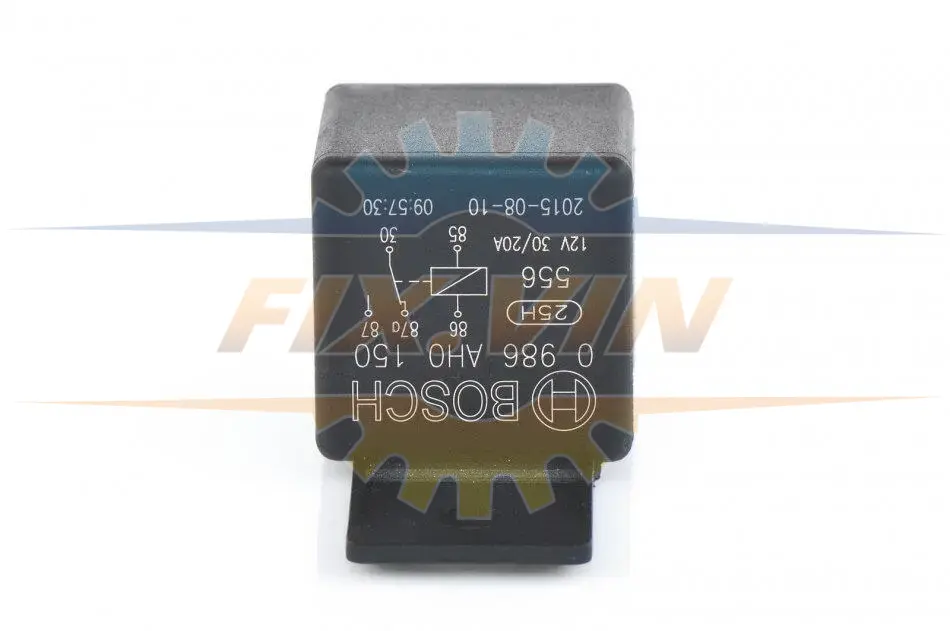 Реле універсальне (12В, 30А, кількість з\'єднань: 5) BOSCH 0986AH0150 (фото 1)