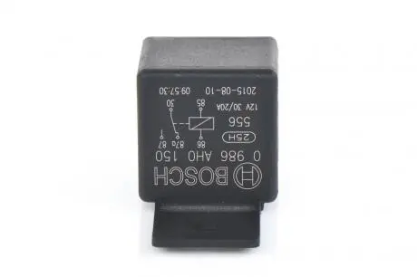 Реле універсальне (12В, 30А, кількість з\'єднань: 5) BOSCH 0986AH0150