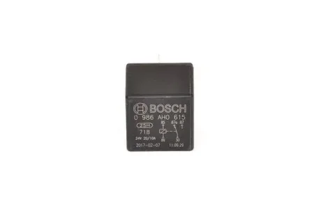 Реле поворотів (24V) Man/MB/Scania (5 контактів) = 0 332 204 202 BOSCH 0 986 AH0 615