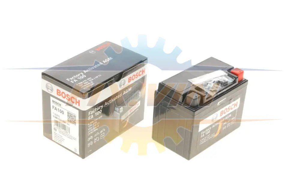 Аккумулятор 4Ah-12v (FA100) (120х70х92),R,EN55 Термін гарантії 24 міс BOSCH 0 986 FA1 000 (фото 1)