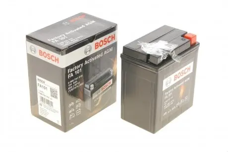 Акумулятор 6Ah-12v (FA101) (113х70х130),R,EN85 Термін гарантії 24 міс BOSCH 0986FA1010