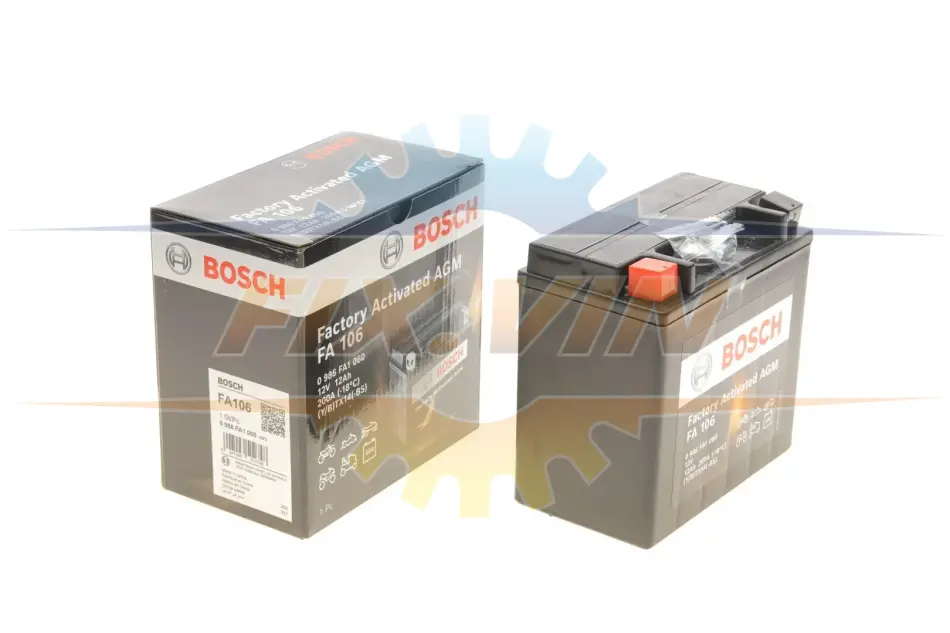 Аккумулятор 12Ah-12v (FA106) (150х87х145),L,EN200 Термін гарантії 24 міс BOSCH 0986FA1060 (фото 1)