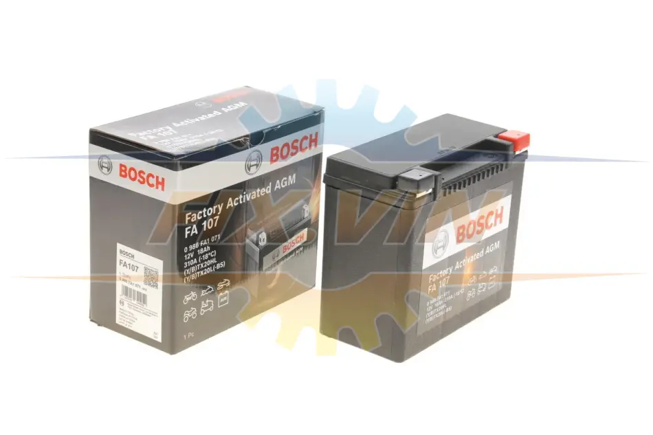 Аккумулятор 18Ah-12v (FA107) (176х89х154),R,EN310 Термін гарантії 24 міс BOSCH 0986FA1071 (фото 1)