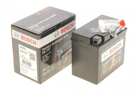 Аккумулятор 6Ah-12v (FA117) (113х70х105),R,EN90 Термін гарантії 24 міс BOSCH 0 986 FA1 170