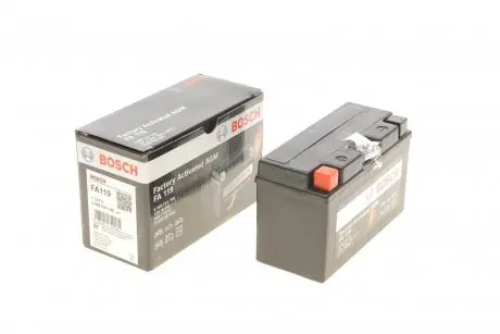 Акумулятор 6,5Ah-12v (FA119) (150х66х93),L,EN90 Термін гарантії 24 міс BOSCH 0 986 FA1 190