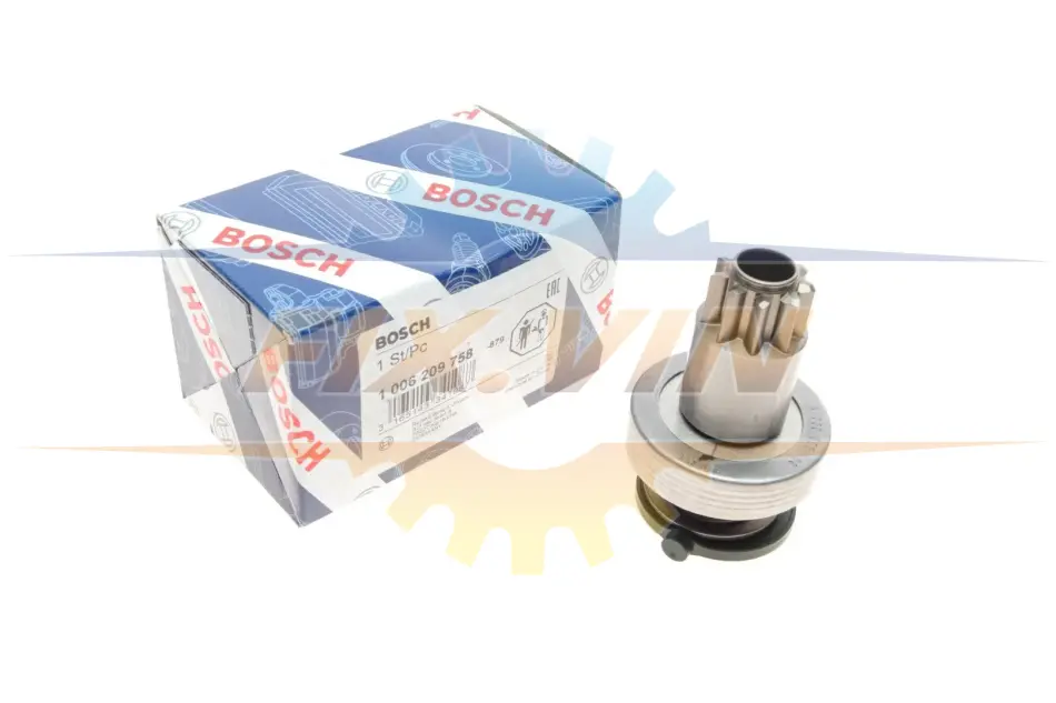 Бендикс стартераVW Caddy 1.9D 96- (замінено на 1986SE1633) BOSCH 1 006 209 758 (фото 1)
